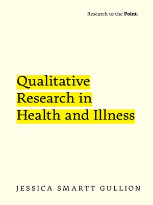 cover image of Qualitative Research in Health and Illness